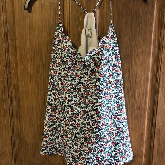 jcrew printed scallop cami    - Picture 5 of 8